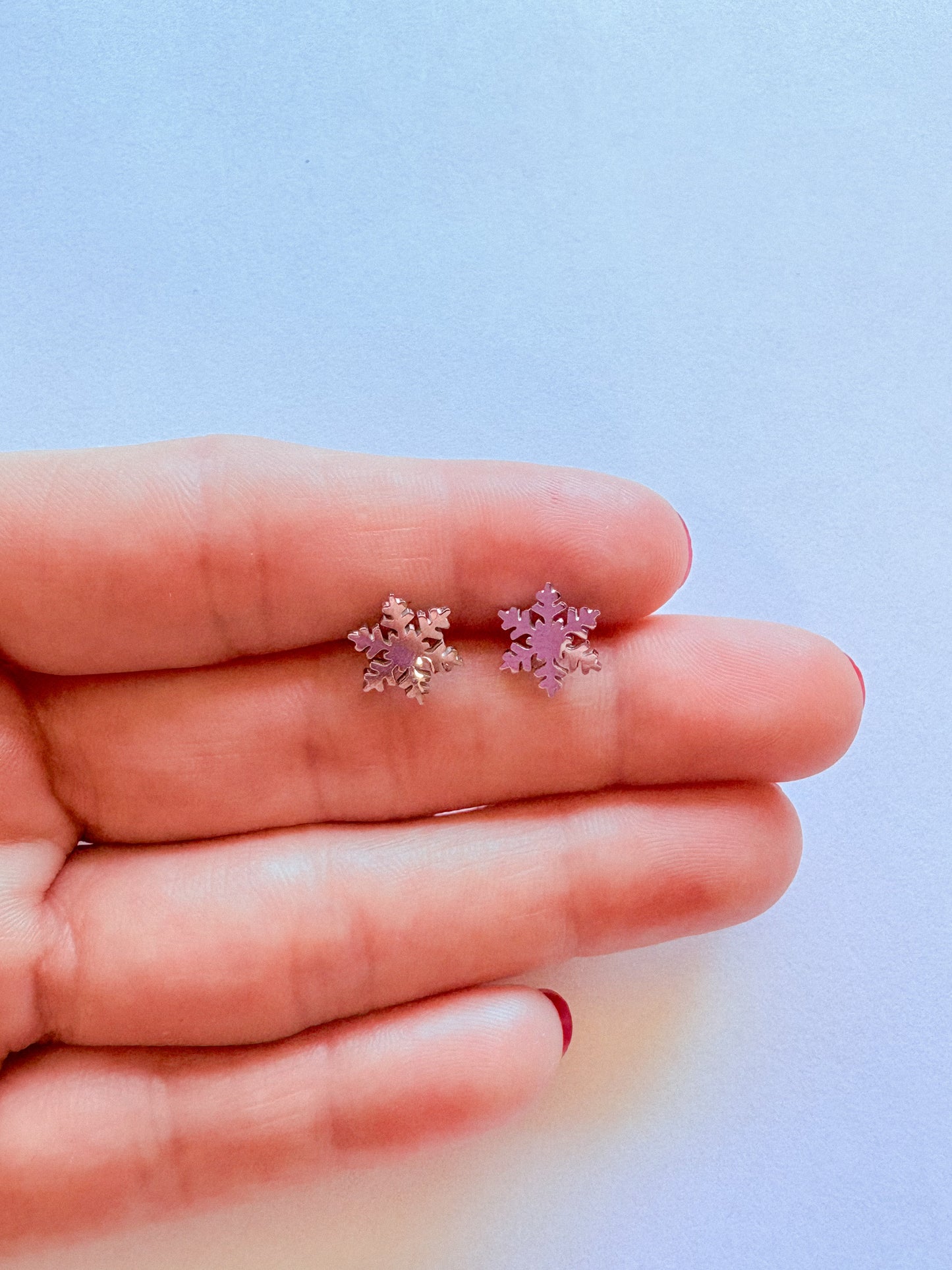 Snowflake earrings❄️