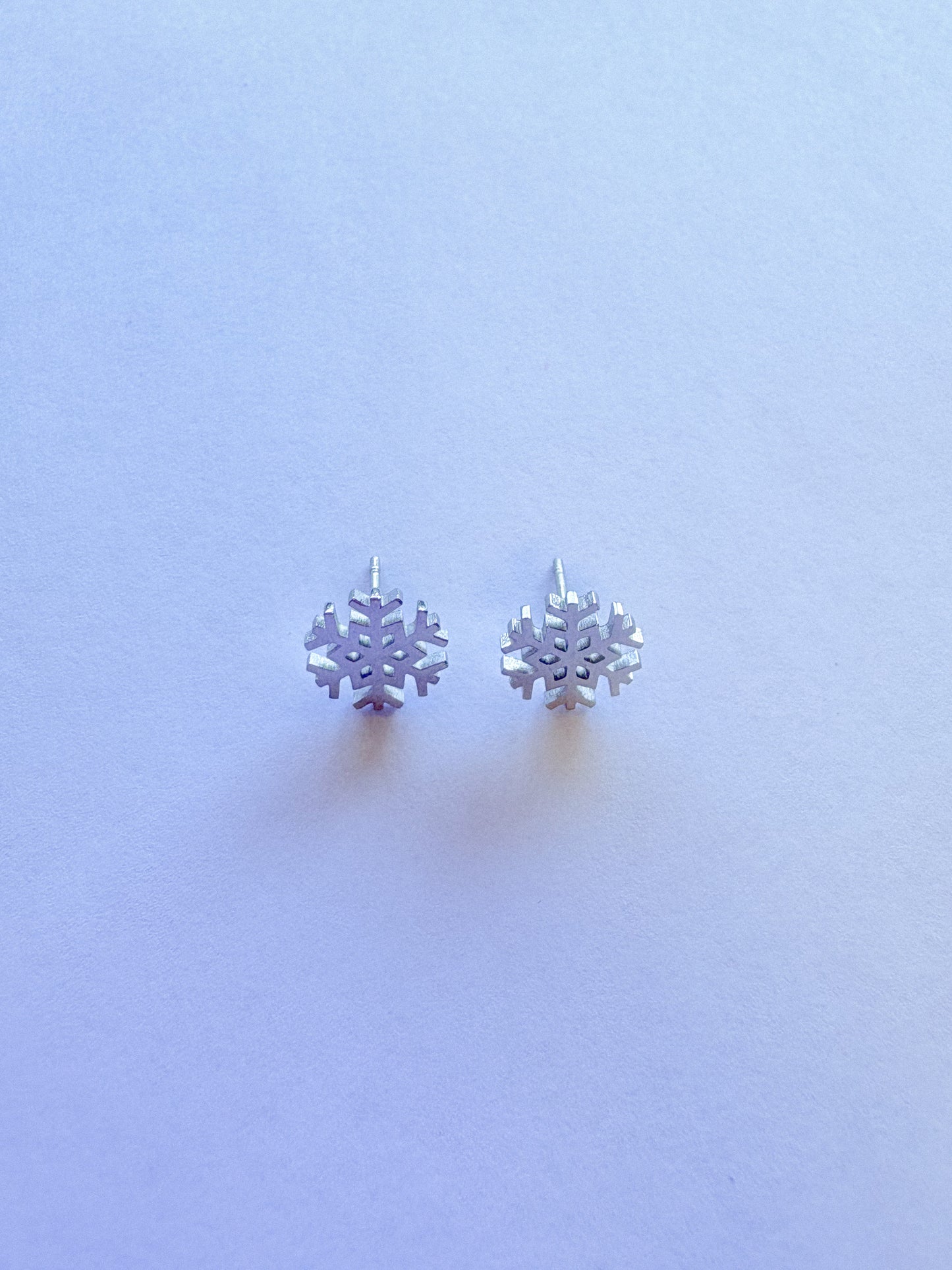 Snowflake earrings❄️