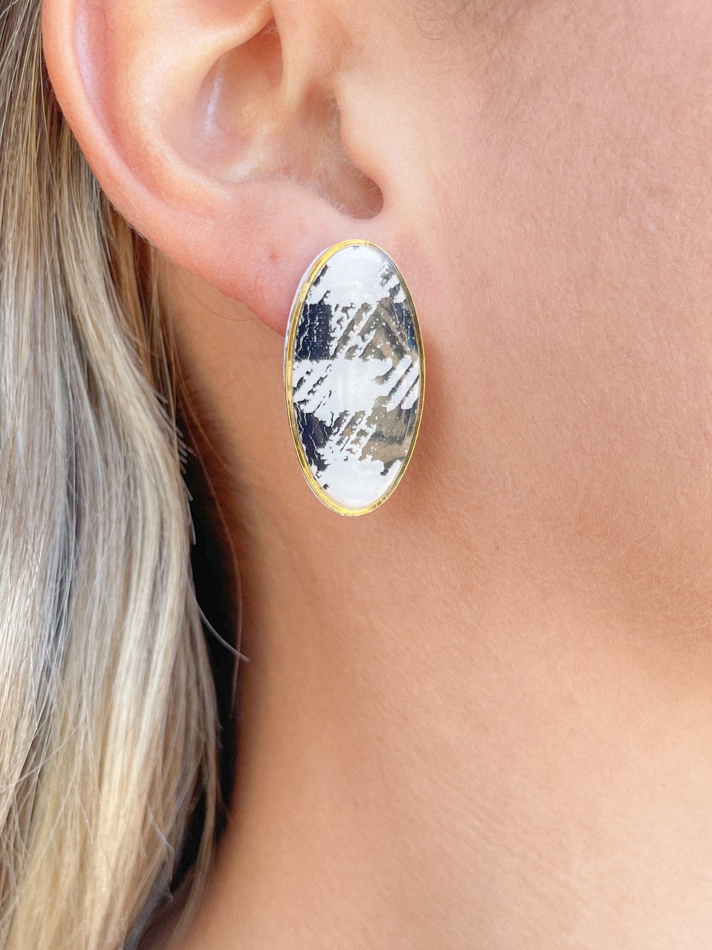 Checkers Earrings